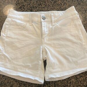 White Denim AE Shorts